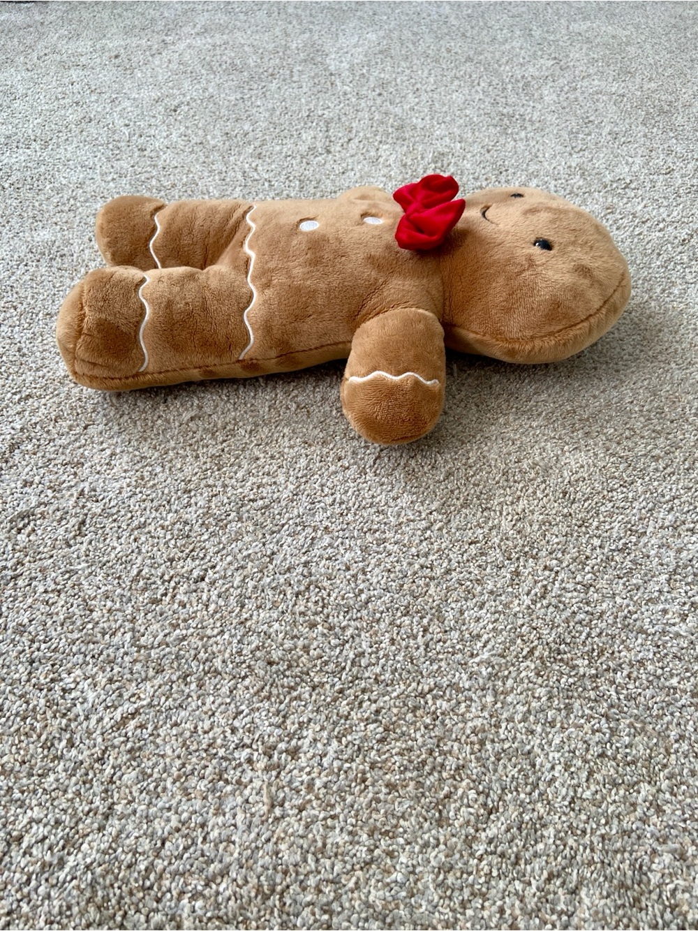 Gingerbread man Pillow Holiday Christmas Decorative Pillow - Picture 6 of 12